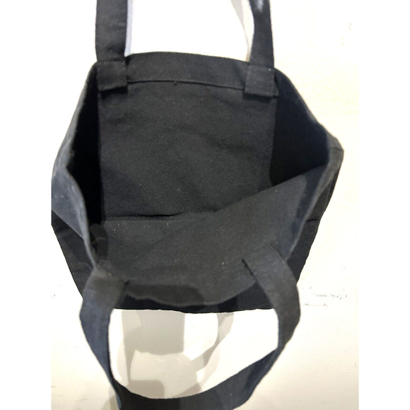 Women’s Black And Gold Bride Tribe Canvas Tote Medium Bag Tote - Picture 6 of 6